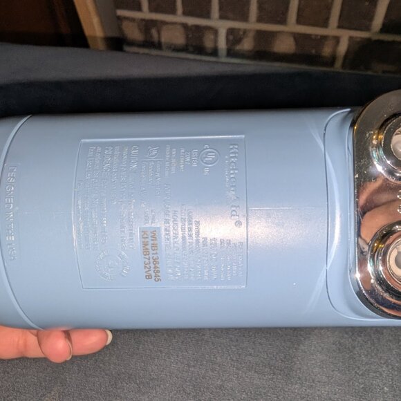 KitchenAid Cordless 7 Speed Hand Mixer - Blue Velvet - Picture 3 of 4